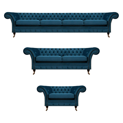 Designer bankstel Set Chesterfield woonkamer bankstel bank gestoffeerde meubels 4+2+1