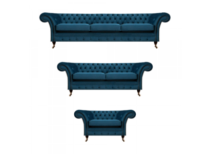 Ontwerper Chesterfield bankstel banken bank bekleding set woonkamer 3+2+1