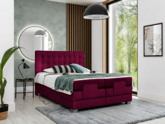 Tweepersoonsbed Inrichting Luxe Bed Ontwerp Modern Hout Textiel Meubilair Nieuw