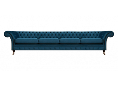 Woonkamer Chesterfield inrichting gestoffeerde meubels bank bank vierzitter nieuw