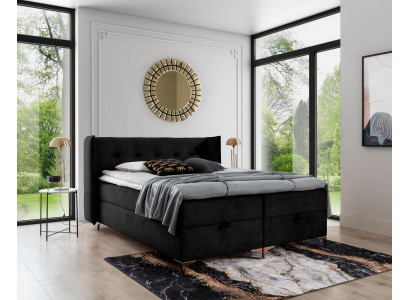Slaapkamer Designer Meubels Tweepersoonsbed Hout Gestoffeerde Meubels Luxe Boxspringbed