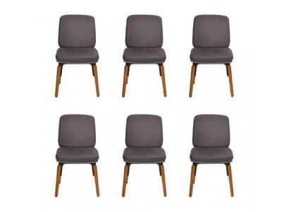 Ontwerp 6x stoelenset fauteuil stoel groep gastronomie nieuw eetkamer keuken groepen