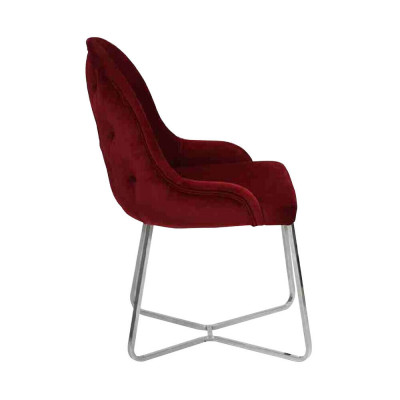 Moderne stoelen Luxe eetkamer inrichting Rood 4x stoelen Meubels Eetkamerstoel