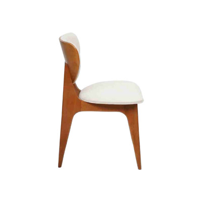 Eetkamerstoel Wit 2x Stoelen Houten Stoel Moderne Eenpersoonsstoel Nieuw