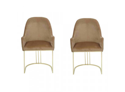 Stoel Goud Eetkamer Design Textiel Stoelen Meubels Luxe Fauteuil Nieuw