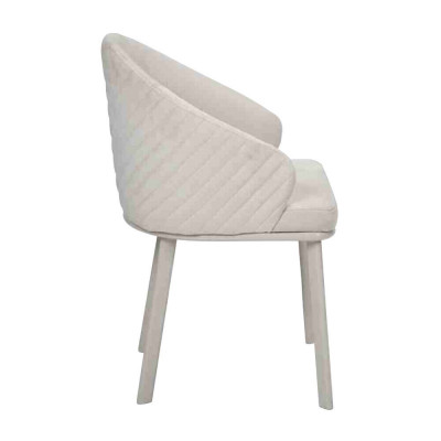 Moderne eetkamer Witte 2x stoelen Ontwerper keuken gestoffeerde zitmeubels