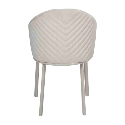 Moderne eetkamer Witte 2x stoelen Ontwerper keuken gestoffeerde zitmeubels