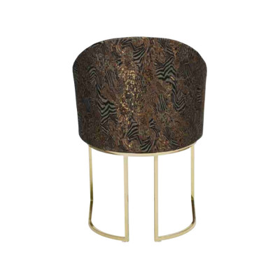 Eetkamerstoelen Woonkamer luxe Meerkleurig 2x Stoelen Metaal Modern nieuw