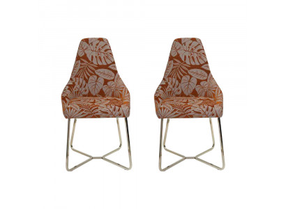Eetkamerstoel Keukenstoel 2x stoelen Armstoel Luxe Multicolor Modern Eetkamer