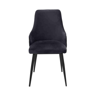 Moderne zwarte stoel gestoffeerde meubels ontwerper keuken houten frame stoelen