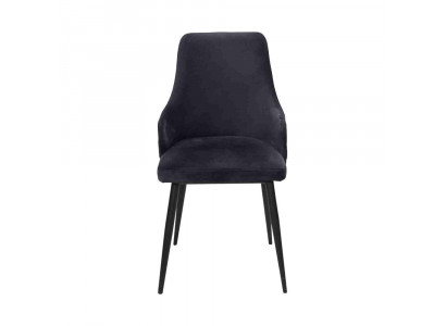 Moderne zwarte stoel gestoffeerde meubels ontwerper keuken houten frame stoelen