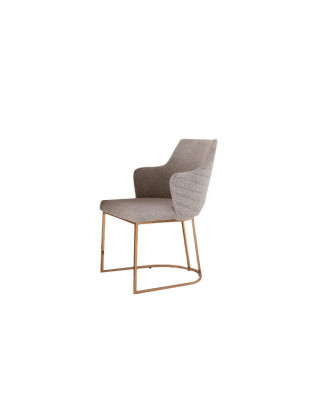 Stoel Eetkamerstoel Keukenstoel Luxe Beige Moderne Barkruk