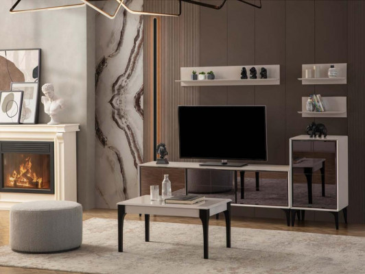 Sideboard TV-stand RTV Lowboard Wit Houten Tafel Meubels Woonkamer