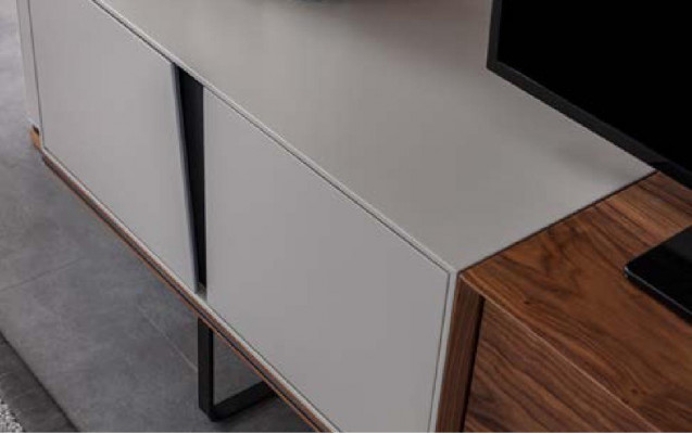 Woonkamer dressoir tv-standaard RTV laag dressoir bruine houten tafel meubels