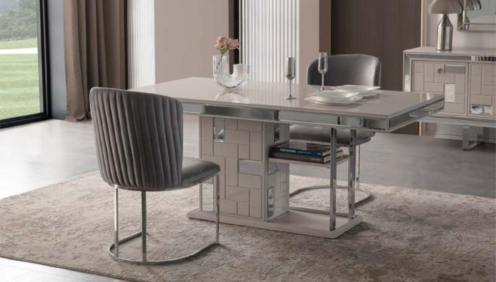 Luxe eettafel eettafel tafel eetkamer meubels eethoek hout wit