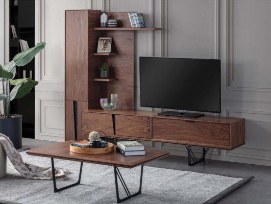 Salontafel Koffietafel bijzettafel Hout Bruin Houten tafel