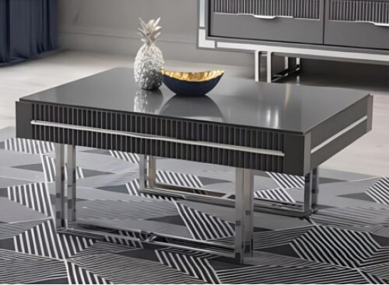 Salontafel Koffietafel Bijzettafel Hout Grijs Tafel Modern