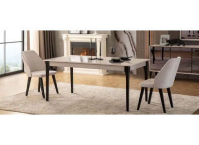 Eettafel Eetkamertafel Tafel Eetkamer Meubels Eethoek Hout Wit