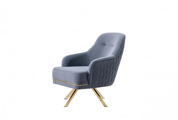 Blauw woonkamer zitmeubilair Designer hoekbank Luxe Moderne fauteuil