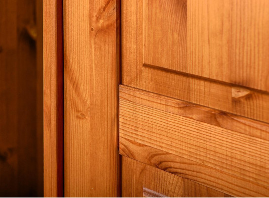 Kledingkast landelijke stijl meubels kast hout slaapkamer kasten bruin nieuw