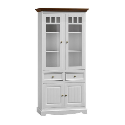 Vitrine Meubels Glazen Kast Vitrine Klassieke Hoekvitrine Hoekkast Glas Hout