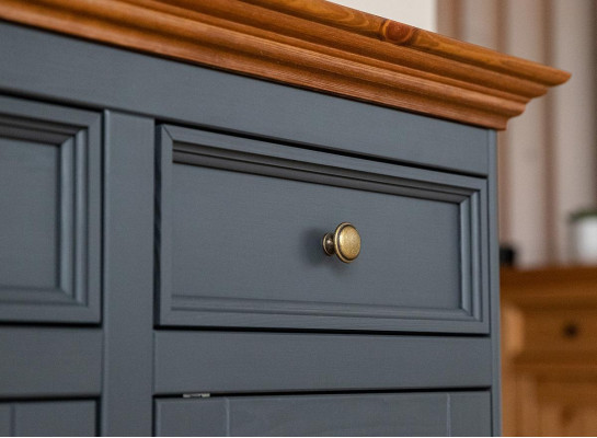 Wandmeubel houten dressoir + RTV dressoir Italiaanse landelijke meubels 3-delig set Nieuw