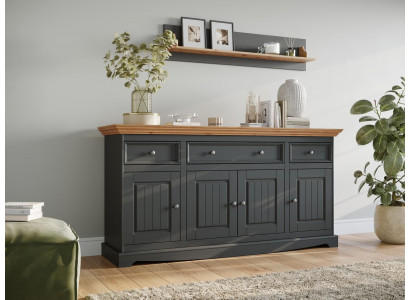 Meubels van massief hout, kasten, dressoirs, commodes, massief dressoir, dressoir, kast nieuw