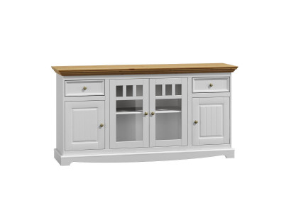 Vitrinekast Keukenbuffet Landhuis Rek Dressoir Kast Buffet Vitrine nieuw