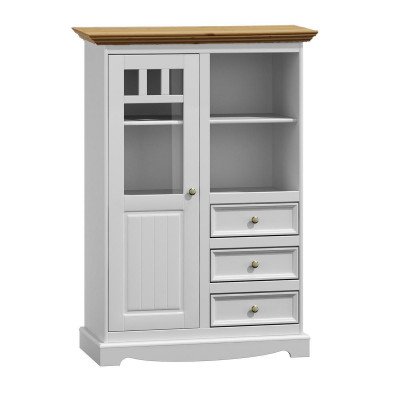 Ladenkast rek houten kasten wit dressoir landhuis ladenkast dressoir