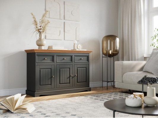 Ontwerper commode kast hout hoogglans xxl grote luxe kast plank nieuw dressoir