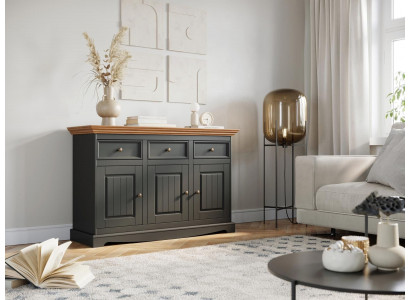 Ontwerper commode kast hout hoogglans xxl grote luxe kast plank nieuw dressoir