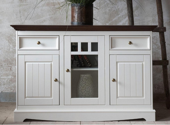 Kast Hout Kasten Woonkamer Dressoir Vitrine Klassieke commode Commodes