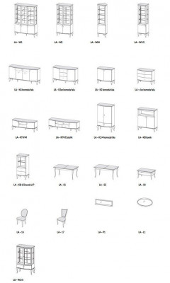 Klassieke eettafelset houten eettafel eetkamer 4x stoel stoelen set