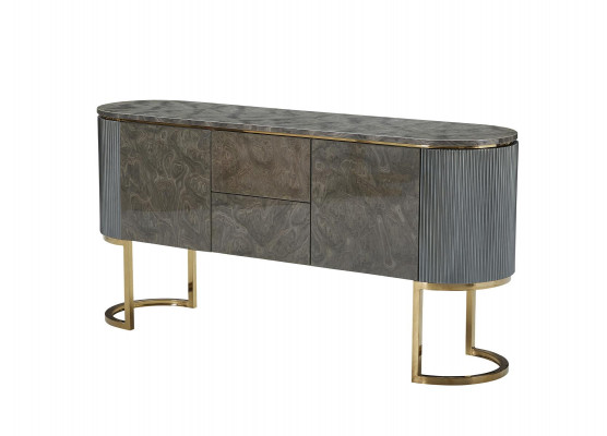 Laden woonkamer dressoir Moderne houten designmeubelen Luxe marmeren dressoirs
