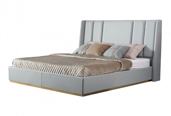 Bed Slaapkamer Lichtblauw Nieuw Creatief Modern Ontwerp Meubels Hout Luxe Bedden