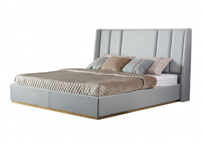 Bed Slaapkamer Lichtblauw Nieuw Creatief Modern Ontwerp Meubels Hout Luxe Bedden