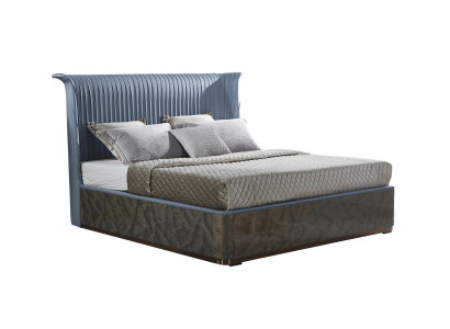 Klassieke designer bedden Slaapkamer bed Dubbel Hotelmeubels Stof Textiel Nieuw