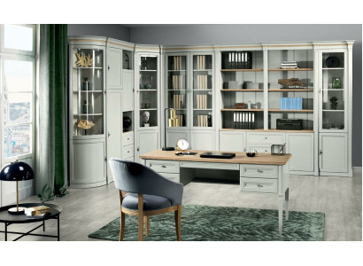 Bureau kast muur hoekkast hout luxe meubels - Offerte aanvragen - Andere maat