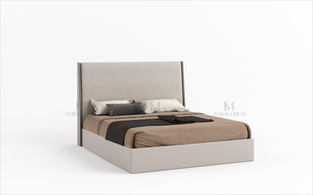 Ontwerpbed Slaapkamerbedden Textielhotel Luxe Bekleding Zitstofmeubelen