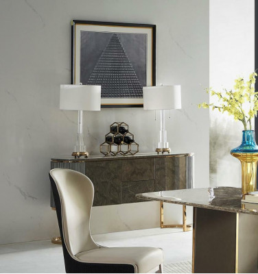 Eettafel marmer Eettafels Eetkamer tafels Tafel Ontwerp Hout Roestvrij staal Luxe