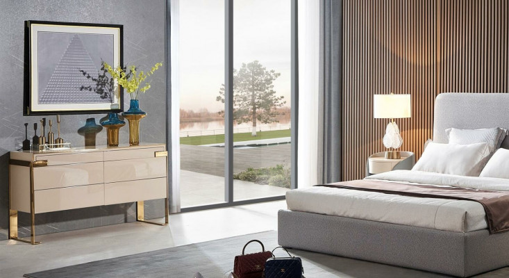 Ladenontwerper hoogglans ladekast dressoir zijlaag laag bord kast slaapkamer