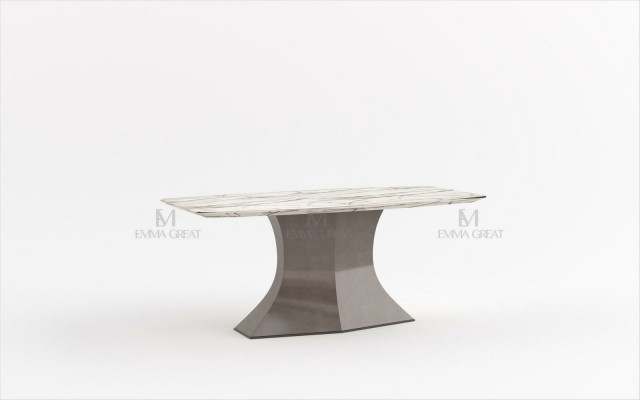 Eettafel Houten tafel Marmeren tafels Tafel Eetkamerontwerp Luxe meubels 180x90cm