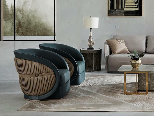 Fauteuil Club Lounge Design TV Bank Stoel Stoelen Bekleding Zitmeubelen Ligstoel Nieuw