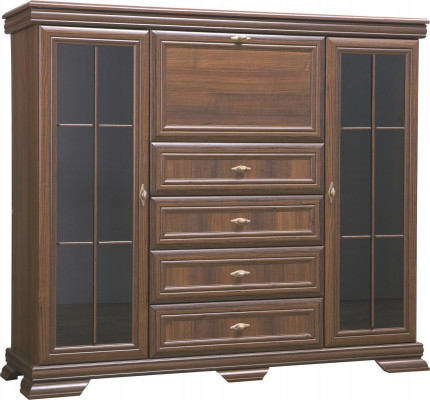 Kasten Houten ladekast 158cm Ladenkast Kast Dressoir Ladenkast Massief hout