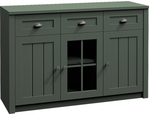 Woonkamer complete set landhuis meubelset 5 delig. Woonwand houten commode tafel
