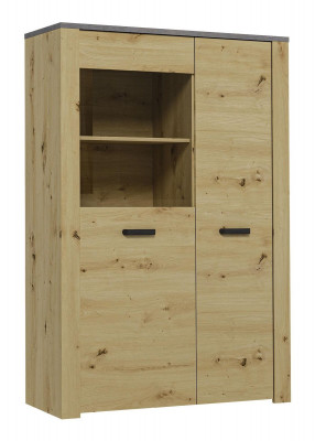 Vitrine Design Woonkamer Kast Bar Dressoir Landhuis Vitrines Houten Kasten