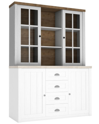 Klassieke kasten Kast Dressoir Bovenstuk Commode Wandmeubel W2D Commode