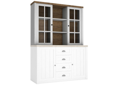 Klassieke kasten Kast Dressoir Bovenstuk Commode Wandmeubel W2D Commode