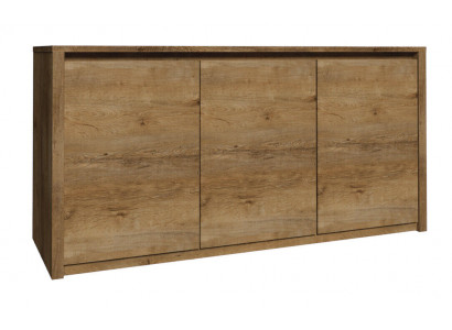 Moderne houten ladekast Sideboard Ladekasten Woonkamerkast 130cm XL Lage kasten
