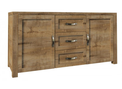 Buffet dressoir commode hout handgemaakt houten landelijke dressoirs 2-delig.